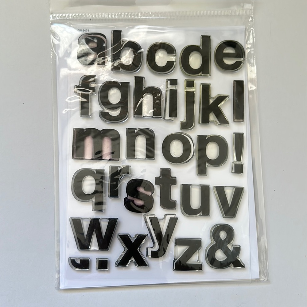 Studio calico 6x8 alpha stamp set